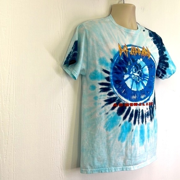 Def Leppard - Tye Dye Def Leppard Adrenalize Graphic T Shirt Size Small - Picture 4 of 9